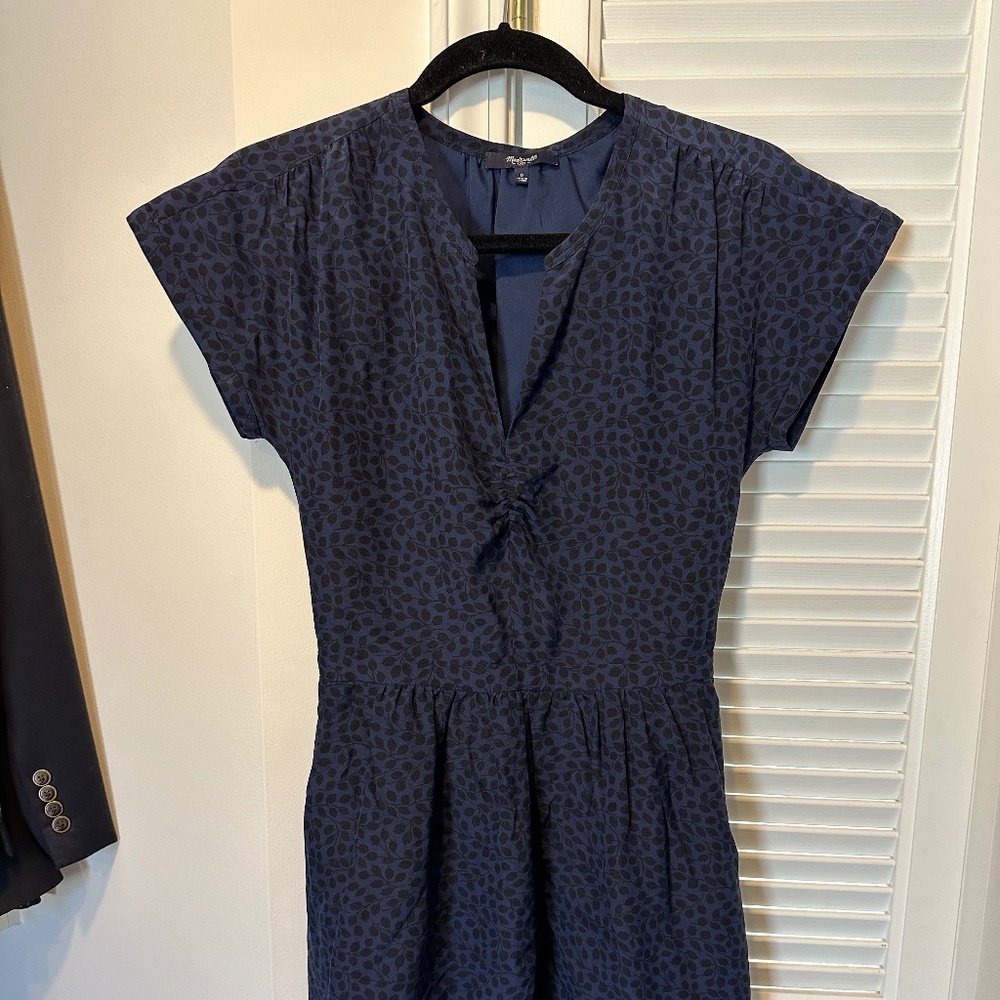 Madewell Dress- leaf print
